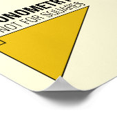 Vreemde trigonometrie niet voor vierkantjes poster (Hoek)