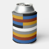 Vreemde trots vlag blikjeskoeler (Blikje Achterkant)