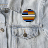 Vreemde trots vlag ronde button 5,7 cm (In situ)