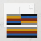 Vreemde trotsvlag briefkaart (Voorkant / Achterkant)