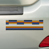 Vreemde trotsvlag bumpersticker (Op auto)