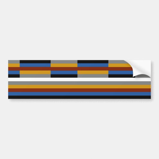 Vreemde trotsvlag bumpersticker (Voorkant)