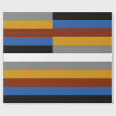 Vreemde trotsvlag cadeaupapier (Vlak)