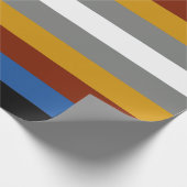 Vreemde trotsvlag cadeaupapier (Hoek)