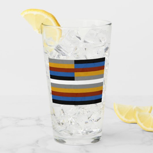 Vreemde trotsvlag glas (Voorkant ijs)