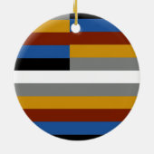 Vreemde trotsvlag keramisch ornament (Achterkant)