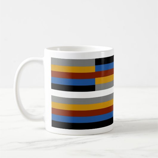 Vreemde trotsvlag koffiemok (Links)