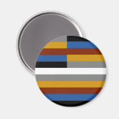 Vreemde trotsvlag magneet (Voorkant / Achterkant)