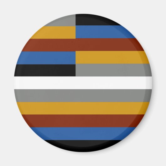 Vreemde trotsvlag magneet (Voorkant)