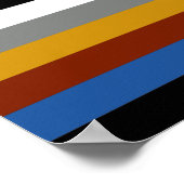 Vreemde trotsvlag poster (Hoek)