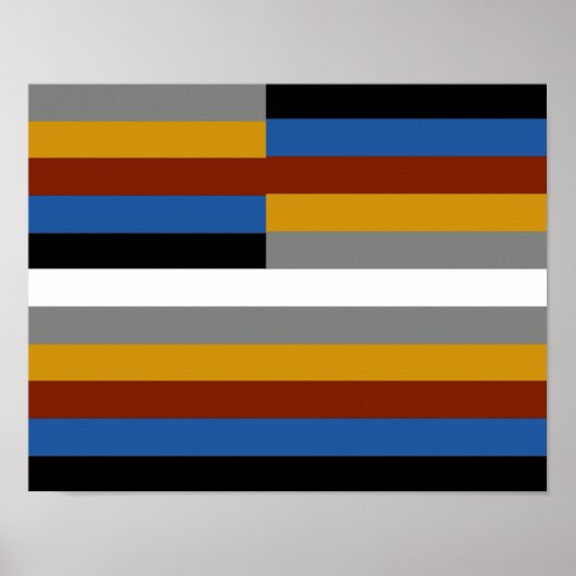 Vreemde trotsvlag poster (Voorkant)