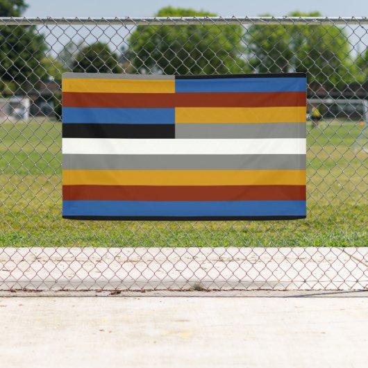 Vreemde trotsvlag spandoek (Insitu)