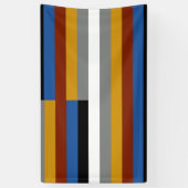 Vreemde trotsvlag spandoek (Verticaal)