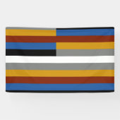 Vreemde trotsvlag spandoek (Horizontaal)