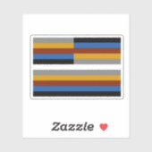 Vreemde trotsvlag sticker (Vel)