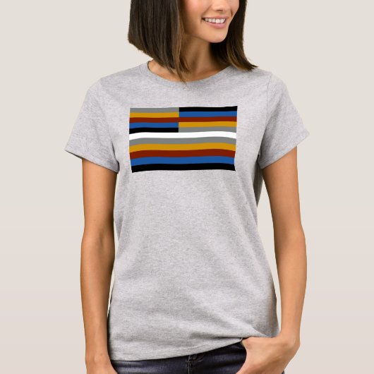 Vreemde trotsvlag t-shirt (Voorkant)