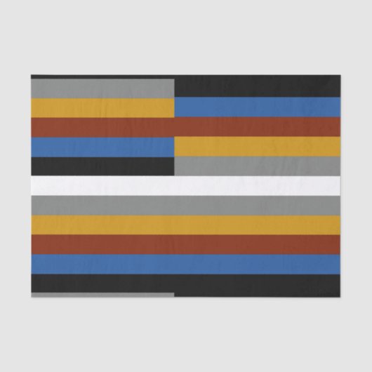 Vreemde trotsvlag tissuepapier (Voorkant)