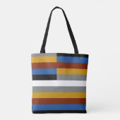 Vreemde trotsvlag tote bag (Achterkant)