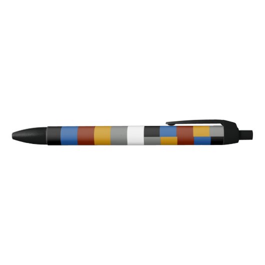 Vreemde trotsvlag zwarte inkt pen (Bovenkant)