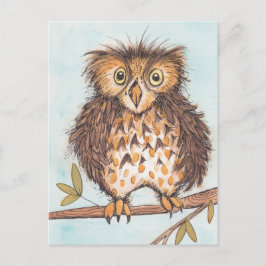 Vreemde Uil Briefkaart
