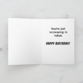 Vreemde verjaardag Toenemende Kaart (Binnen)