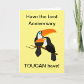 Vreemde verjaardag/trouwkaart kaart (Voorkant)