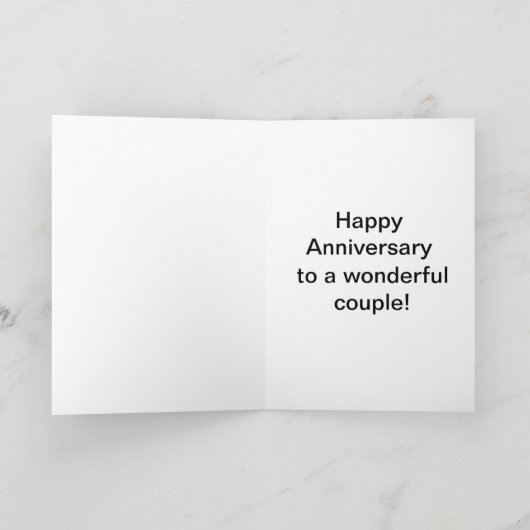 Vreemde verjaardag/trouwkaart kaart (Binnen)