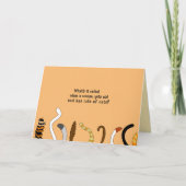 Vreemde verjaardag voor Crazy Cat Lady Senior Old  Kaart (Voorkant)