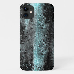 Vreemde vezelstructuur in helder blauw en zwart Case-Mate iPhone case