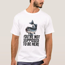 Vreemde Vis Grappige Citaten Surrealistisch T-shirt