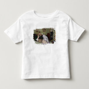 Vreemde vlakken (w/c & body color op papier) kinder shirts