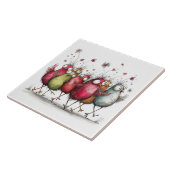 vreemde vogels tegeltje (Zijkant)