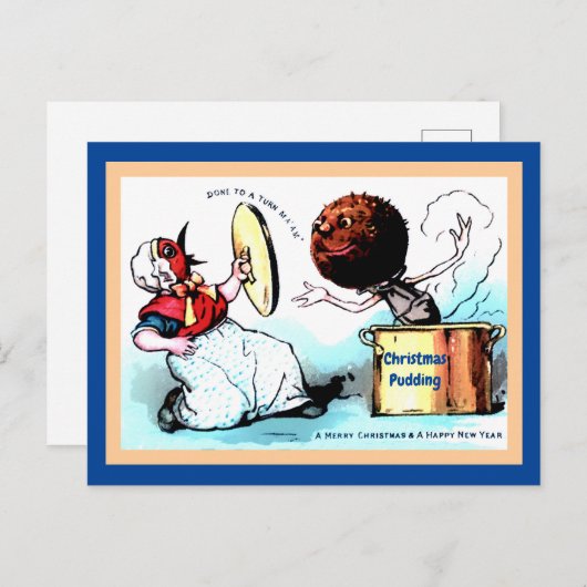 Vreemde, vreemde, grappige kerstbruidsschat briefkaart (Voorkant / Achterkant)