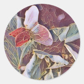 VREEMDE VROUWERS RONDE STICKER (Voorkant)