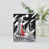 vreemde wereld briefkaart (Staand voorkant)