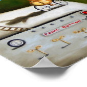 vreemde wetenschap - de robotfabriek poster (Hoek)