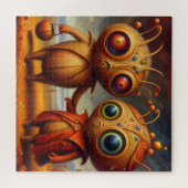 Vreemde wezens legpuzzel (Horizontaal)