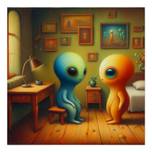 Vreemde wezens perfect poster