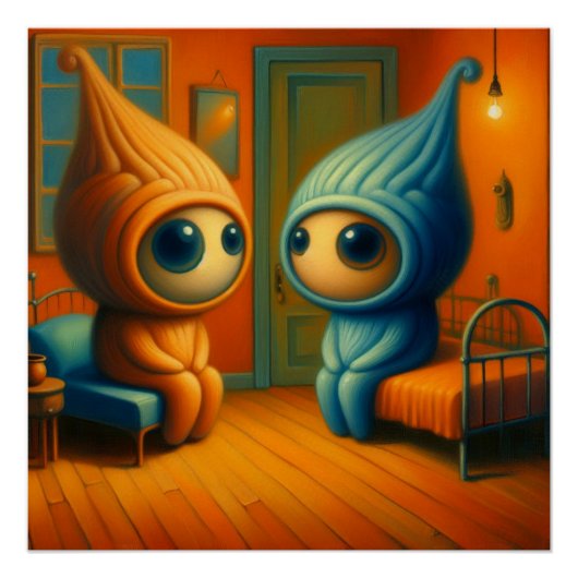 Vreemde wezens perfect poster (Voorkant)