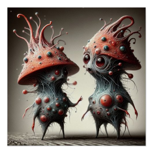 Vreemde wezens perfect poster (Voorkant)