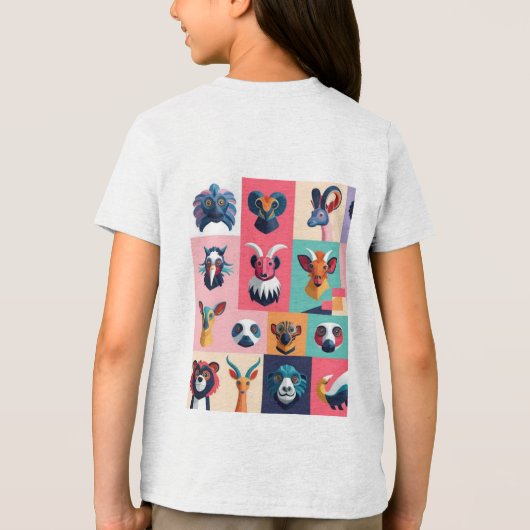 VREEMDE WEZENS Tri-Blend SHIRT (Achterkant)