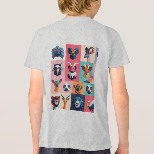 VREEMDE WEZENS Tri-Blend SHIRT (Achterkant)