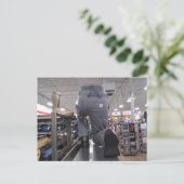 Vreemde winkelweergave briefkaart (Staand voorkant)