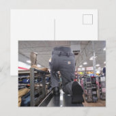 Vreemde winkelweergave briefkaart (Voorkant / Achterkant)