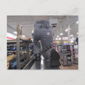 Vreemde winkelweergave briefkaart (Voorkant)