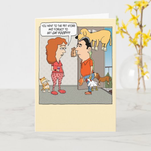 Vreemde zondag van de ramp met de Pet Store Kaart (Gele Bloem)