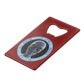 vreemdeling creditkaart flessenopener (Voorkant Gekanteld)