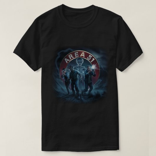 Vreemdeling - Gebied 51 T-shirt (Design voorkant)