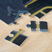 Vreemdeling in de Bus Schilderij van Alfred Fox Legpuzzel (Zijkant)