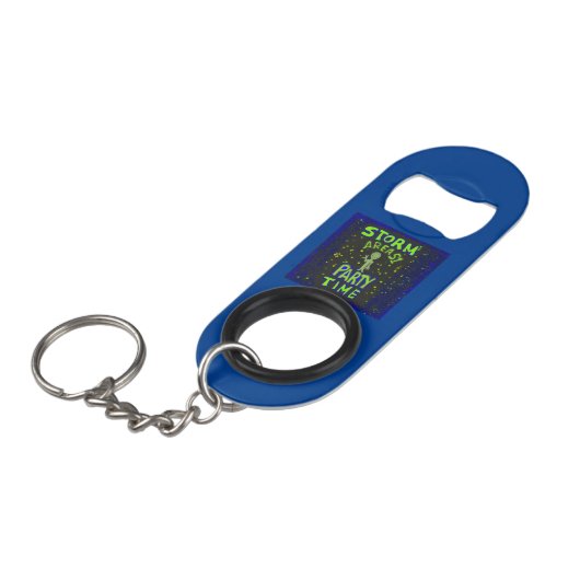 vreemdeling mini flessenopener (Voorkant Gekanteld)